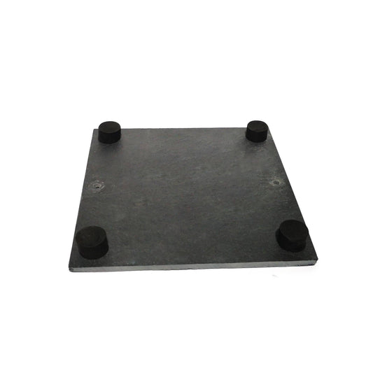 Drahtaufbewahrung mit Schieferplatte – gravierbar & stilvoll als Utensilien- oder Weinhalter