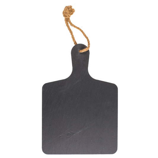 Schieferplatte mit Griff & Juteseil – rustikal, dekorativ & vielseitig