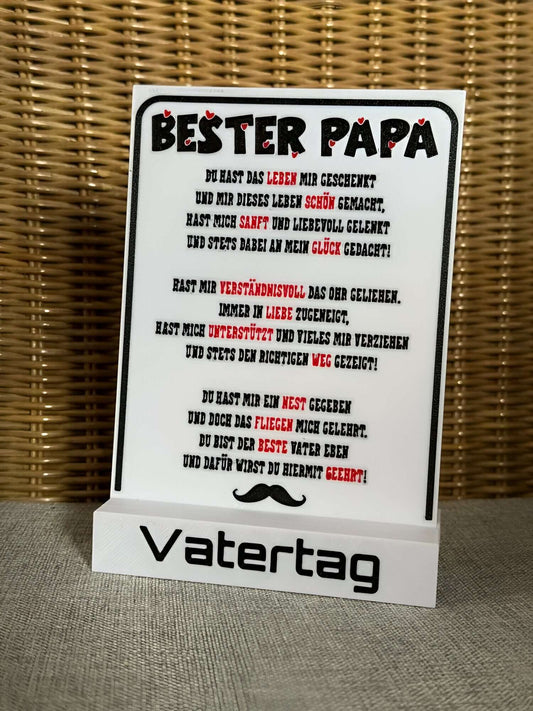 Bester PAPA Schild
