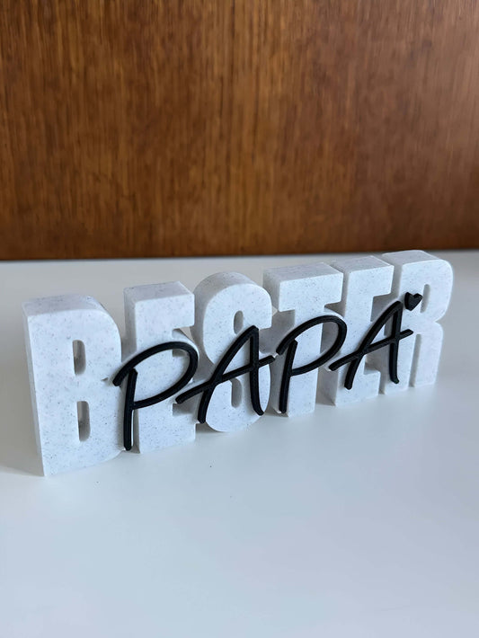 Bester Papa Schriftzug