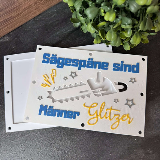 Sägespäne Schild
