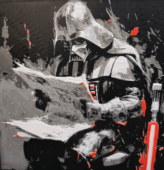 Witziges Stormtrooper-Parodie-Bild als freches 3D-Lithophane