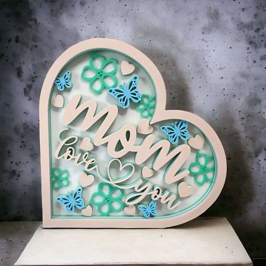 Love You Mom! - Mandala Herz