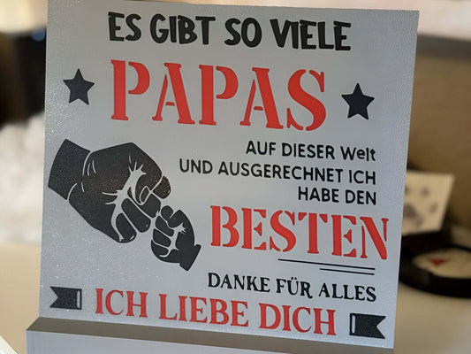 Papa Schild - Der Beste der Welt