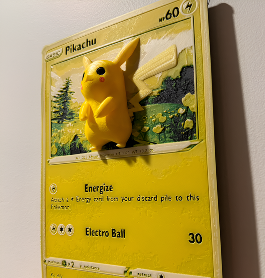 Pikachu als dynamisches 3D-Bild – ideal für Pokémon-Fans