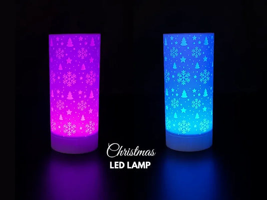 Weihnacht RGB-LED Lampe – Zylinder