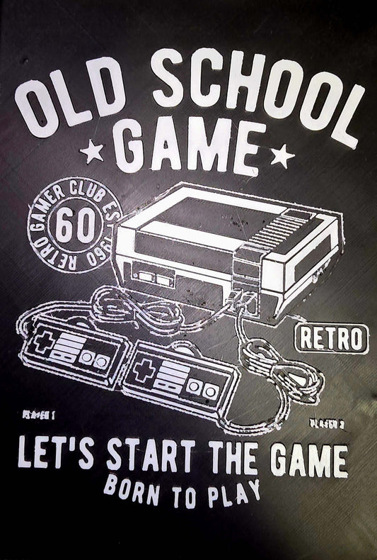 Klassisches Gaming-Motiv als Retro-3D-Lithophane für Spielkonsolen-Fans