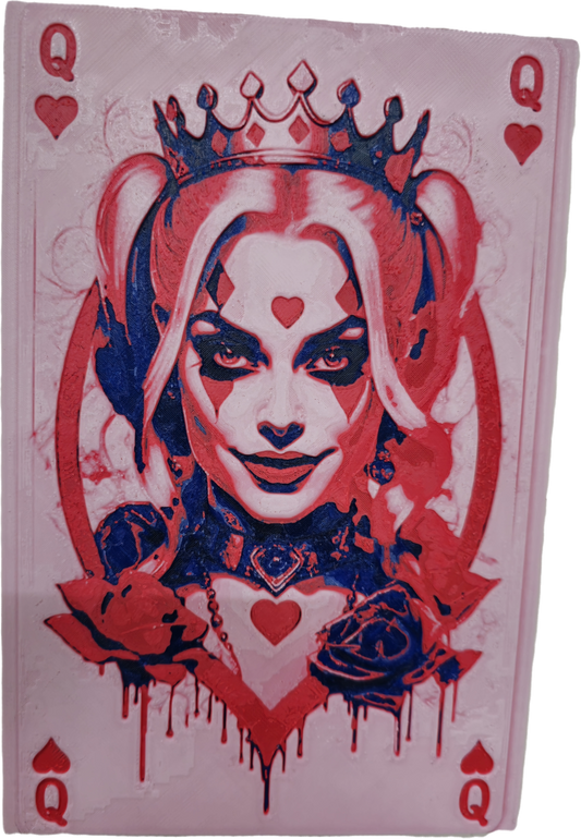 Harley Quinn als stilvolles 3D-Kunstwerk für DC- & Comicfans