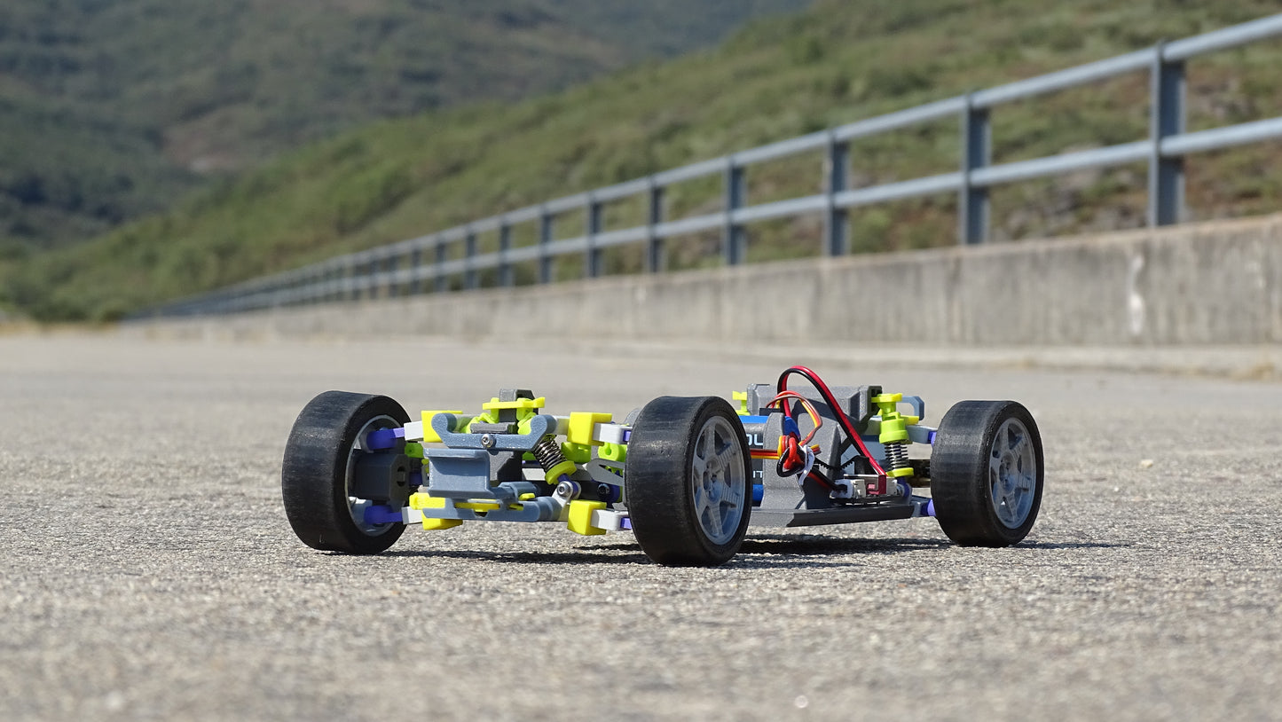 RC-Car GTS Chassis Ready-to-Use – 3D-gedruckt & fahrbereit