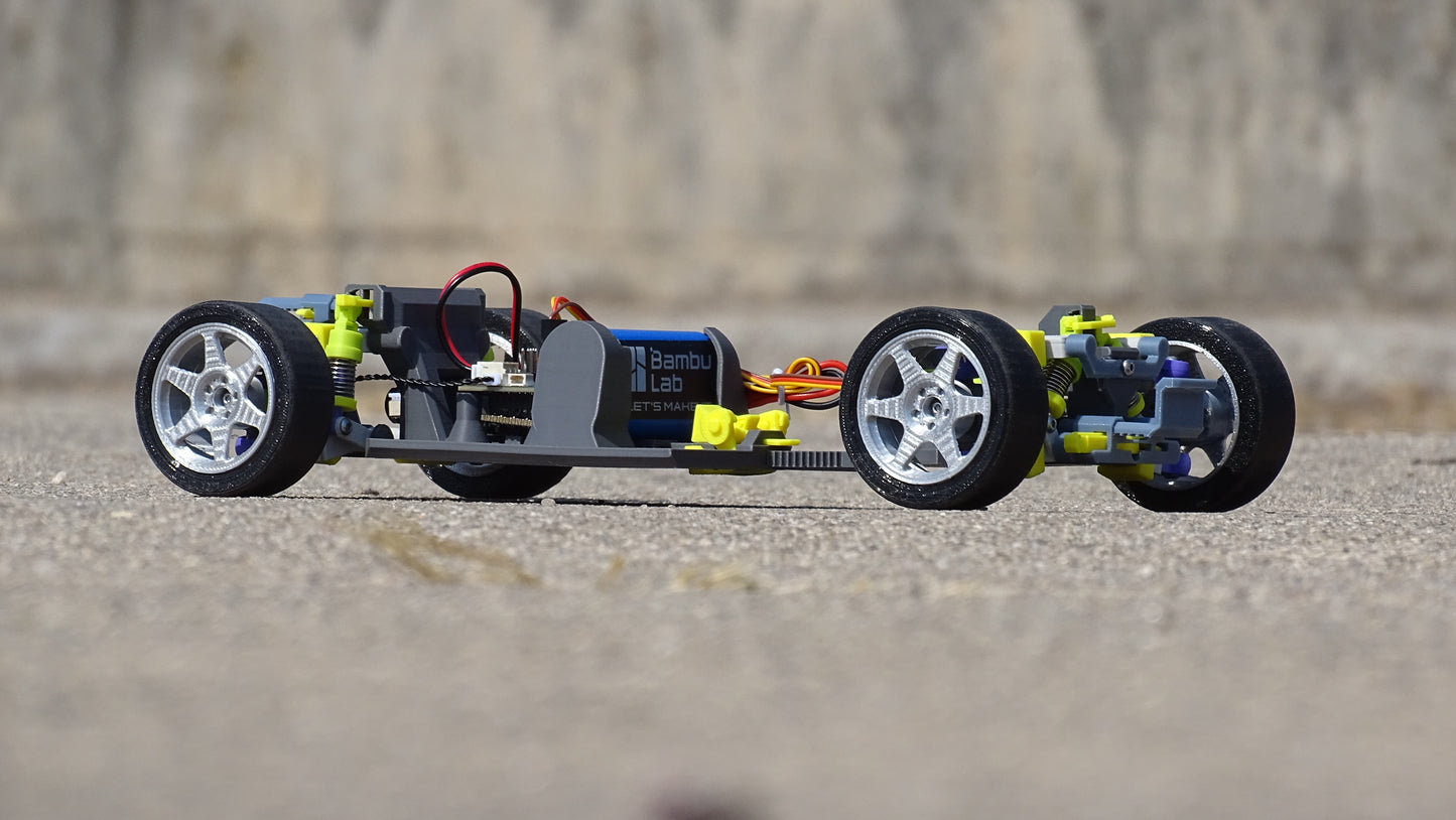 RC-Car GTS Chassis Ready-to-Use – 3D-gedruckt & fahrbereit