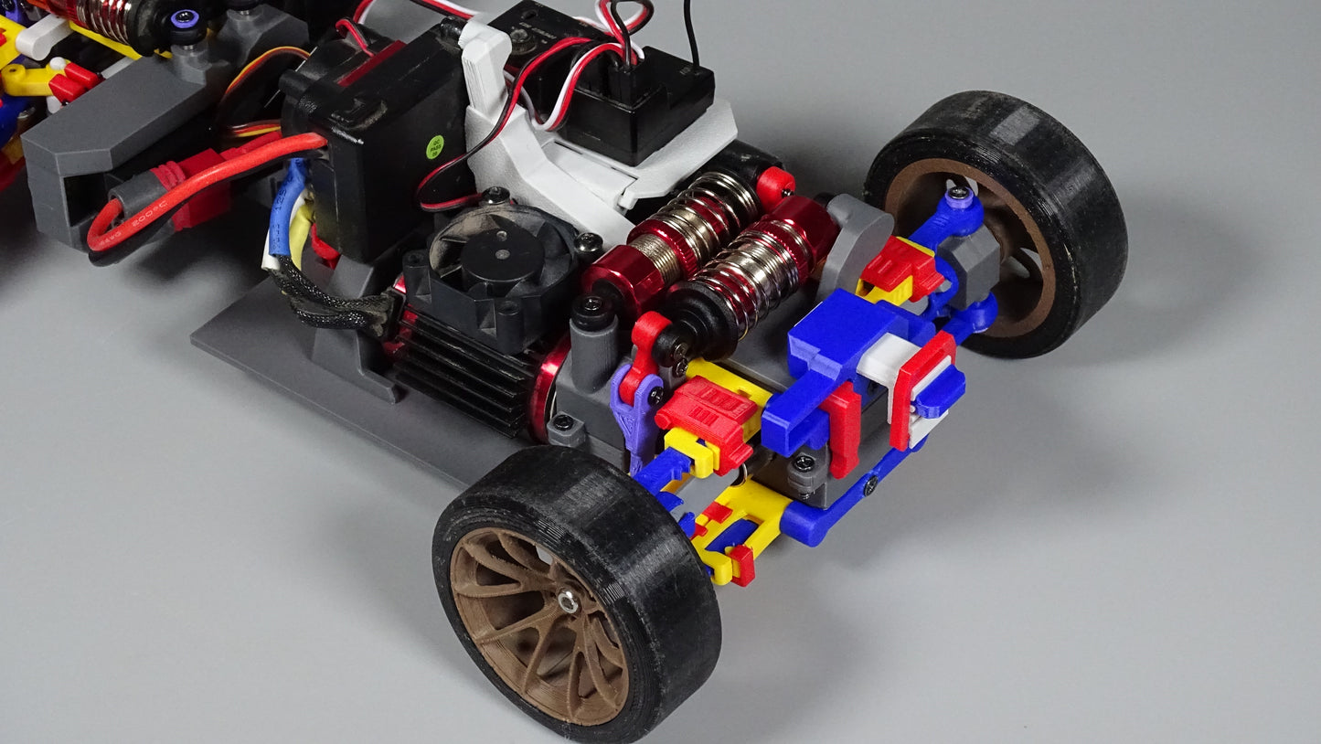 RC-Car GTR Chassis Ready-to-Use – 3D-gedruckt & fahrbereit - High Performance