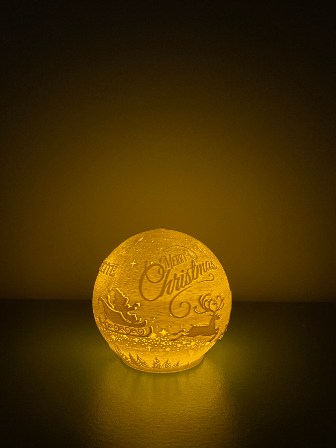 Leuchtende Weihnachtskugel – Edles Lichtobjekt – FPH-3D