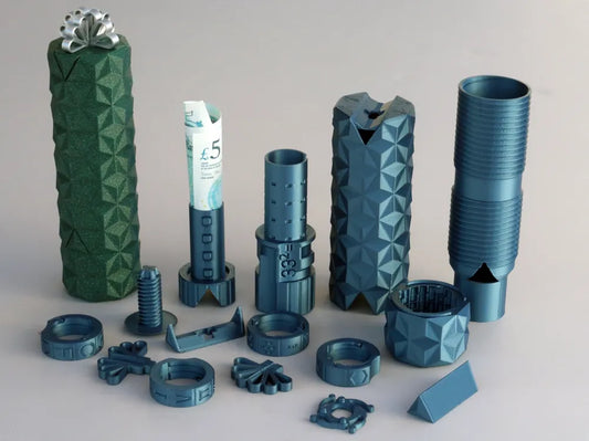 Puzzle‑Röhre – Geschenk & Versteck