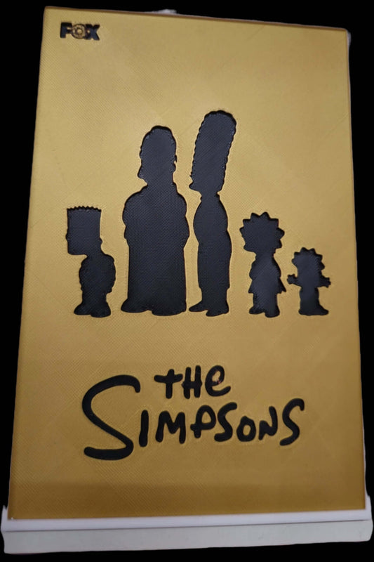 Die Simpsons als kultiges 3D-Bild – perfekt für Retro- und Serienfans