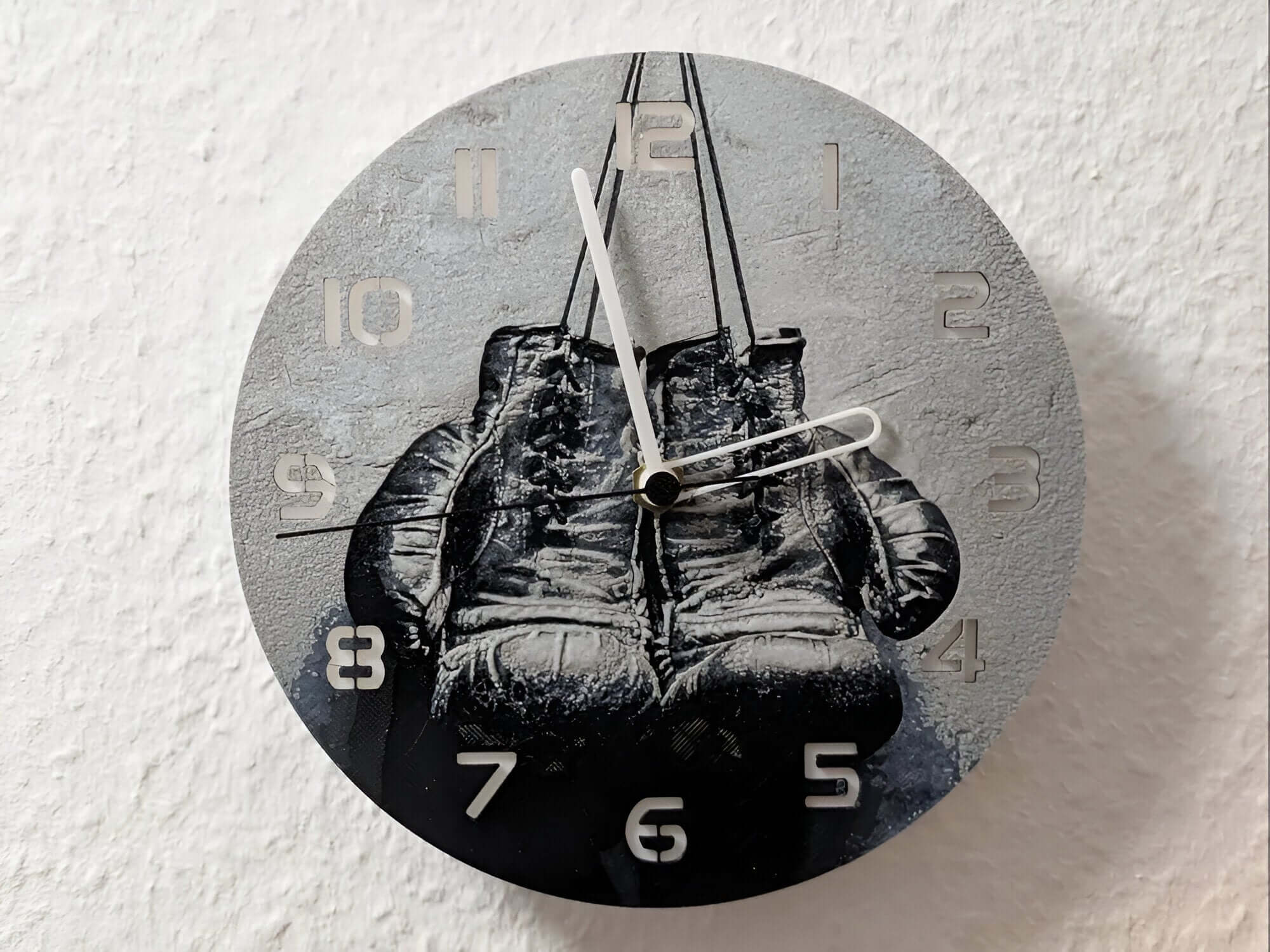 Kickboxing Clock Boxing Wall Clock – Martial Arts Edition with Power & Style – FPH-3D ...