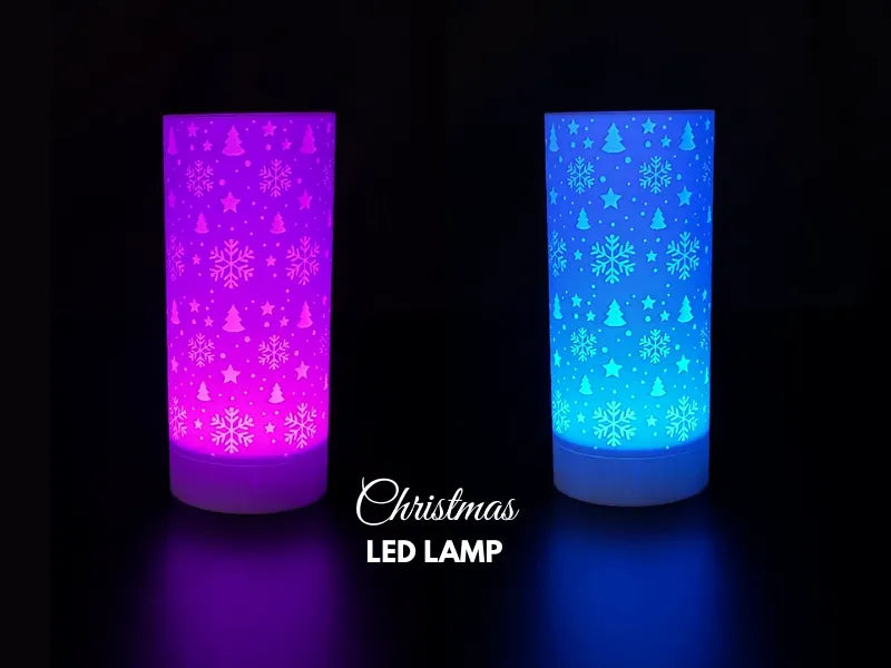 Weihnacht RGB-LED Lampe – Zylinder