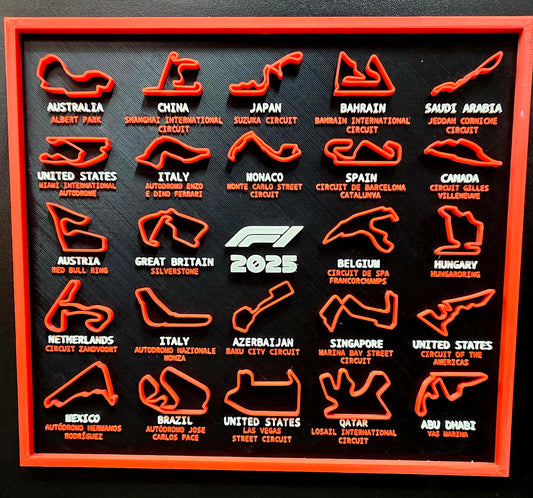 Formel 1 Auto 2025 als dynamisches 3D-Bild für Motorsport-Enthusiasten